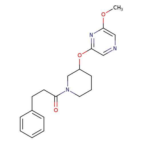 1-{3-[(6-methoxypyrazin-2-yl)oxy]piperidin-1-yl}-3-phenylpropan-1-one