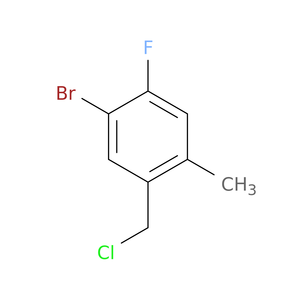 1-bromo-5-(chloromethyl)-2-fluoro-4-methylbenzene