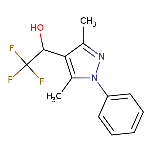 1-(3,5-dimethyl-1-phenyl-1H-pyrazol-4-yl)-2,2,2-trifluoroethan-1-ol