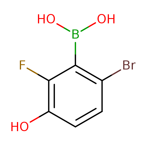 6-Bromo-2-fluoro-3-hydroxyphenylboronic acid