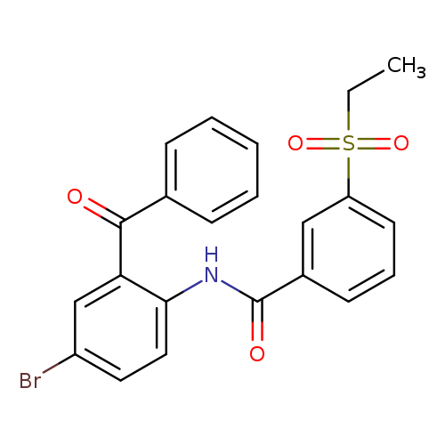 N-(2-benzoyl-4-bromophenyl)-3-(ethanesulfonyl)benzamide