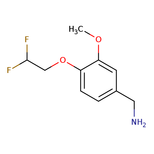 1-[4-(2,2-difluoroethoxy)-3-methoxyphenyl]methanamine