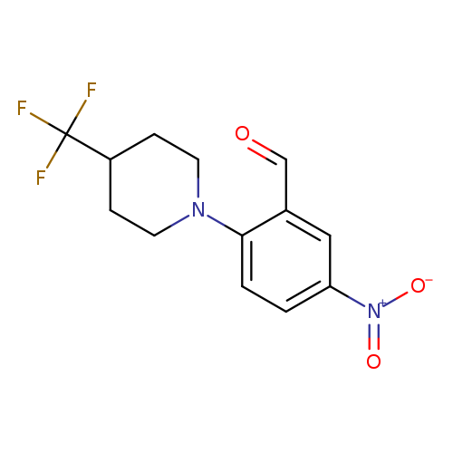 5-Nitro-2-(4-(trifluoromethyl)piperidin-1-yl)benzaldehyde