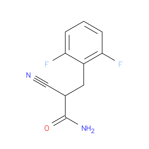 2-cyano-3-(2,6-difluorophenyl)propanamide
