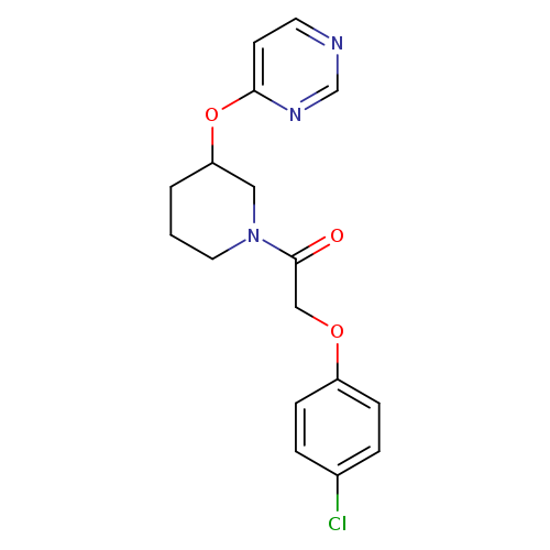 2-(4-chlorophenoxy)-1-[3-(pyrimidin-4-yloxy)piperidin-1-yl]ethan-1-one