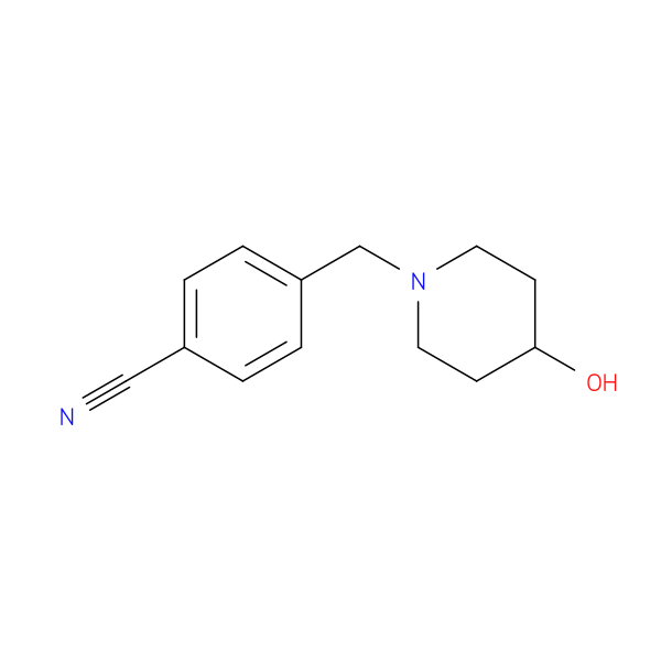 4-((4-Hydroxypiperidin-1-yl)methyl)benzonitrile