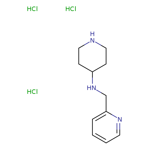 N-(2-pyridinylmethyl)-4-piperidinamine trihydrochloride