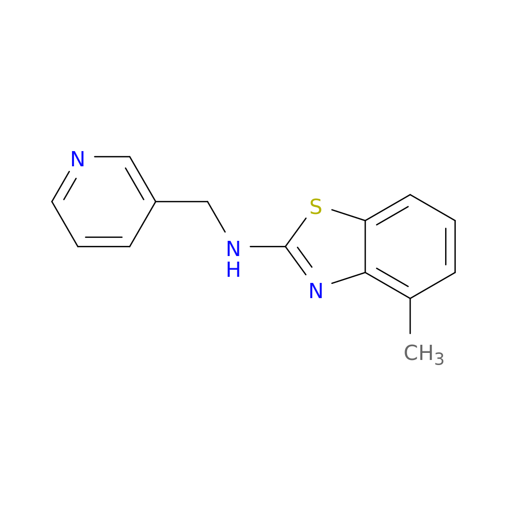 4-Methyl-N-(pyridin-3-ylmethyl)-1,3-benzothiazol-2-amine