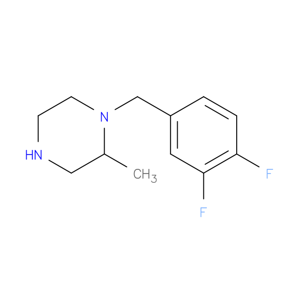 1-[(3,4-difluorophenyl)methyl]-2-methylpiperazine