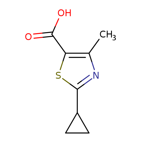 2-cyclopropyl-4-methyl-1,3-thiazole-5-carboxylic acid