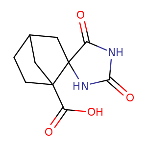 2',5'-dioxospiro[bicyclo[2.2.1]heptane-2,4'-imidazolidine]-1-carboxylic acid