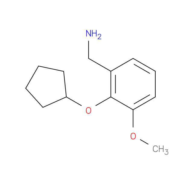[2-(cyclopentyloxy)-3-methoxyphenyl]methanamine