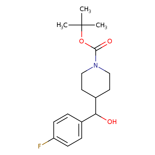 tert-Butyl 4-((4-fluorophenyl)(hydroxy)methyl)piperidine-1-carboxylate