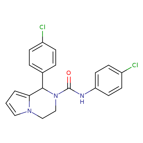 N,1-bis(4-chlorophenyl)-1H,2H,3H,4H-pyrrolo[1,2-a]pyrazine-2-carboxamide