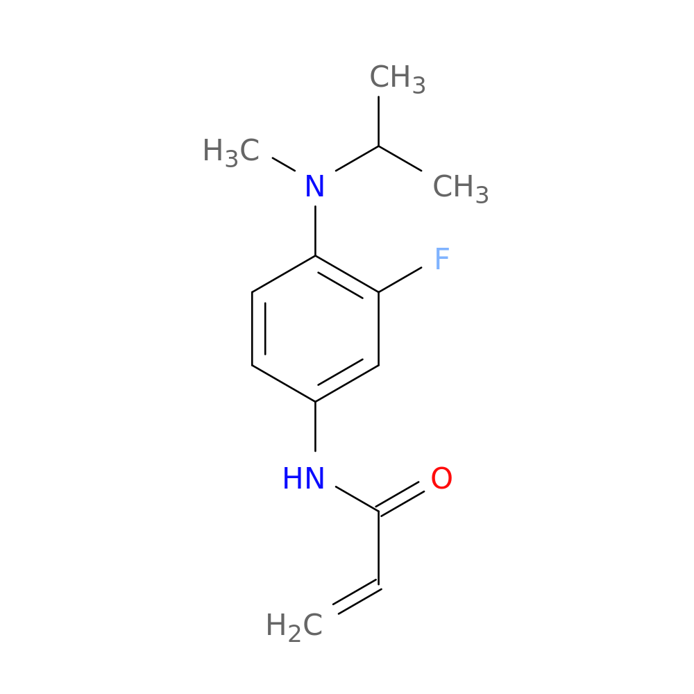 N-{3-fluoro-4-[methyl(propan-2-yl)amino]phenyl}prop-2-enamide