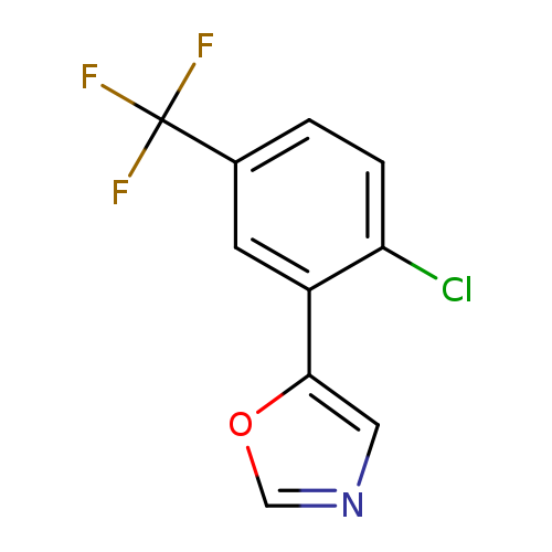 5-(2-Chloro-5-(trifluoromethyl)phenyl)oxazole