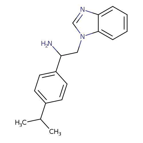 2-(1H-1,3-benzodiazol-1-yl)-1-[4-(propan-2-yl)phenyl]ethan-1-amine
