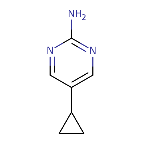 Pyrimidine, 2-amino-5-cyclopropyl- (8CI)
