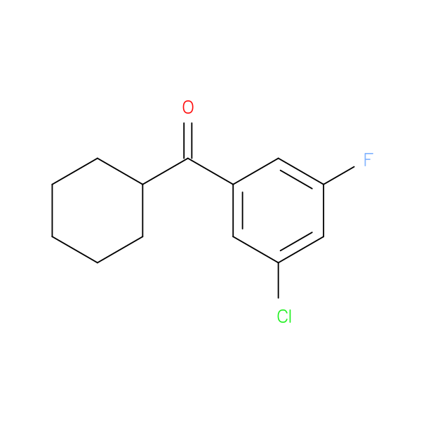 3-Chloro-5-fluorophenyl cyclohexyl ketone