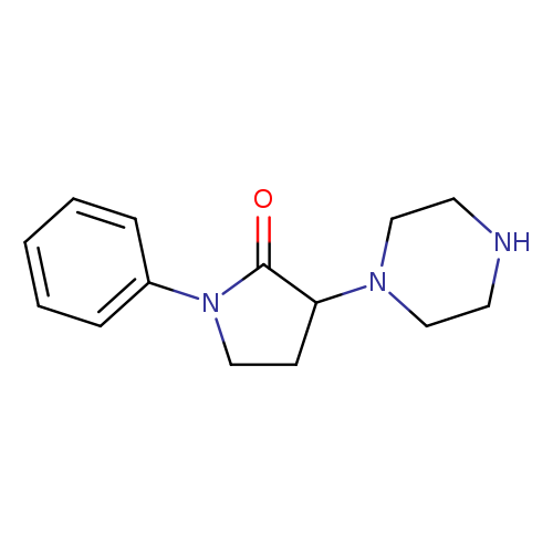 1-Phenyl-3-(piperazin-1-yl)pyrrolidin-2-one