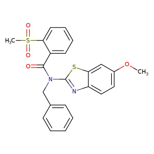 N-benzyl-2-methanesulfonyl-N-(6-methoxy-1,3-benzothiazol-2-yl)benzamide
