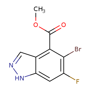 Methyl 5-bromo-6-fluoro-1H-indazole-4-carboxylate