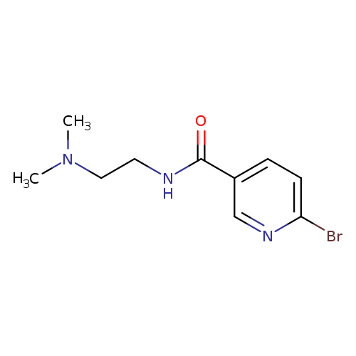 6-bromo-n-[2-(dimethylamino)ethyl]pyridine-3-carboxamide