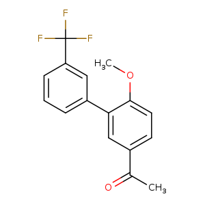 1-{4-methoxy-3-[3-(trifluoromethyl)phenyl]phenyl}ethan-1-one