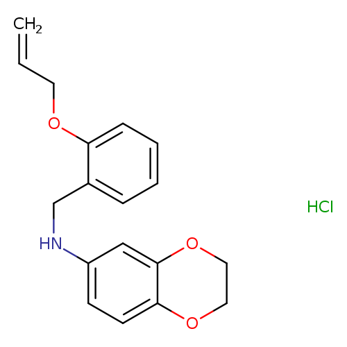 N-{[2-(prop-2-en-1-yloxy)phenyl]methyl}-2,3-dihydro-1,4-benzodioxin-6-amine hydrochloride