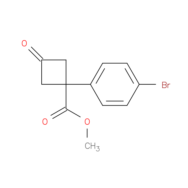 Methyl 1-(4-Bromophenyl)-3-Oxocyclobutanecarboxylate