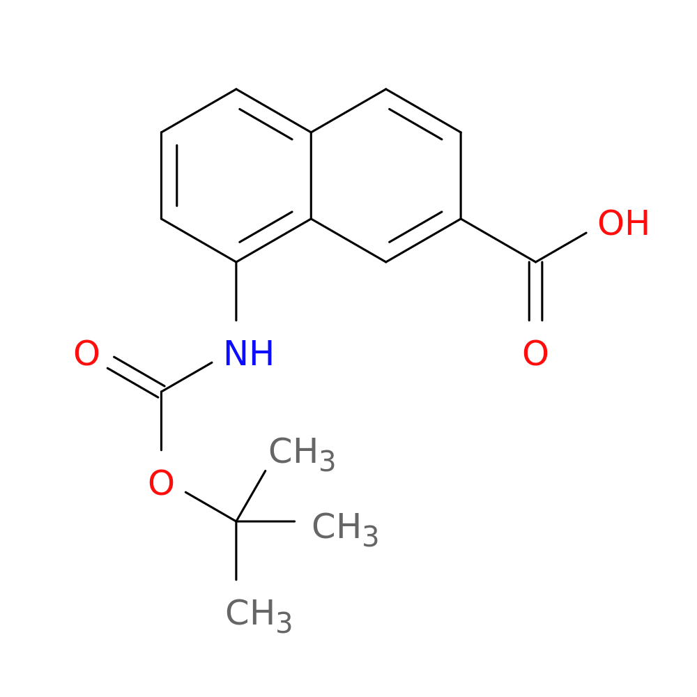 8-{[(tert-butoxy)carbonyl]amino}naphthalene-2-carboxylic acid