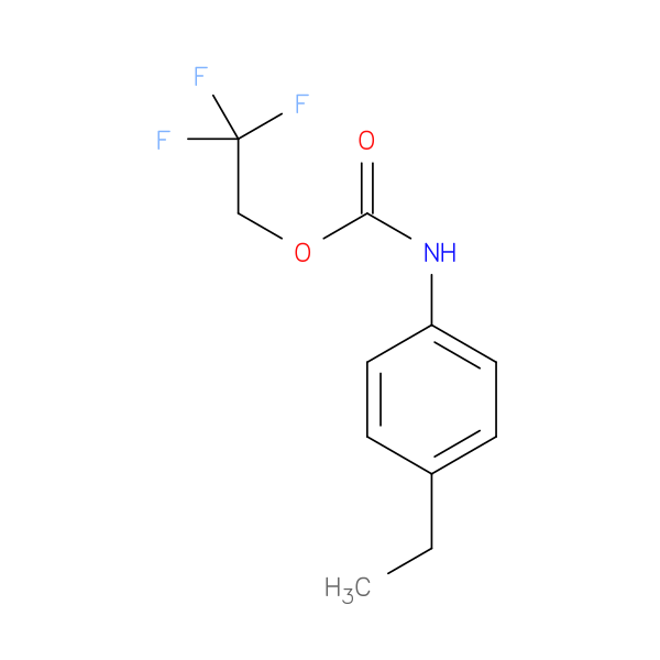 2,2,2-trifluoroethyl N-(4-ethylphenyl)carbamate