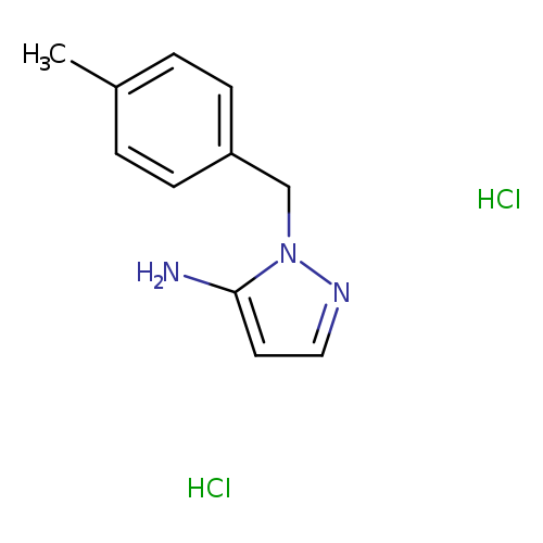 1-[(4-methylphenyl)methyl]-1H-pyrazol-5-amine dihydrochloride