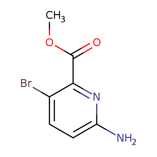 2-Pyridinecarboxylic acid, 6-amino-3-bromo-, methyl ester