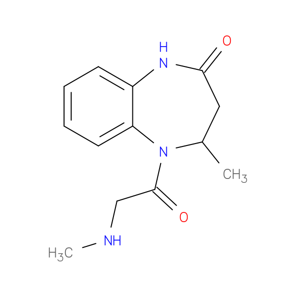 4-methyl-5-[2-(methylamino)acetyl]-2,3,4,5-tetrahydro-1H-1,5-benzodiazepin-2-one