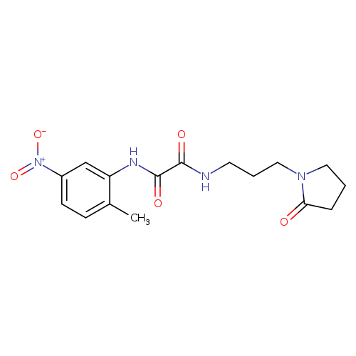 N'-(2-methyl-5-nitrophenyl)-N-[3-(2-oxopyrrolidin-1-yl)propyl]ethanediamide