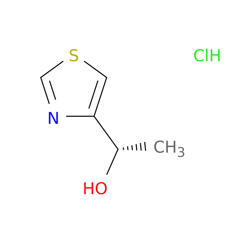(1S)-1-(1,3-thiazol-4-yl)ethan-1-ol hydrochloride