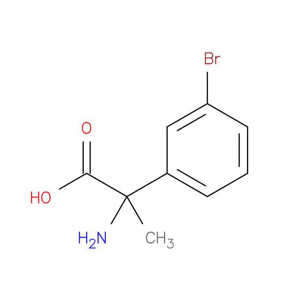 2-amino-2-(3-bromophenyl)propanoic acid