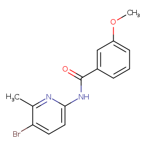 N-(5-bromo-6-methyl-2-pyridinyl)-3-methoxybenzamide