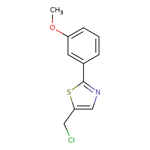 5-(Chloromethyl)-2-(3-methoxyphenyl)-1,3-thiazole hydrochloride