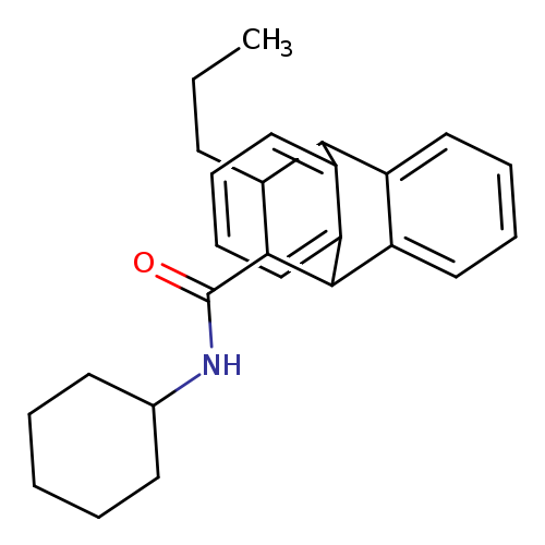 N-cyclohexyl-16-propyltetracyclo[6.6.2.0~2,7~.0~9,14~]hexadeca-2,4,6,9,11,13-hexaene-15-carboxamide