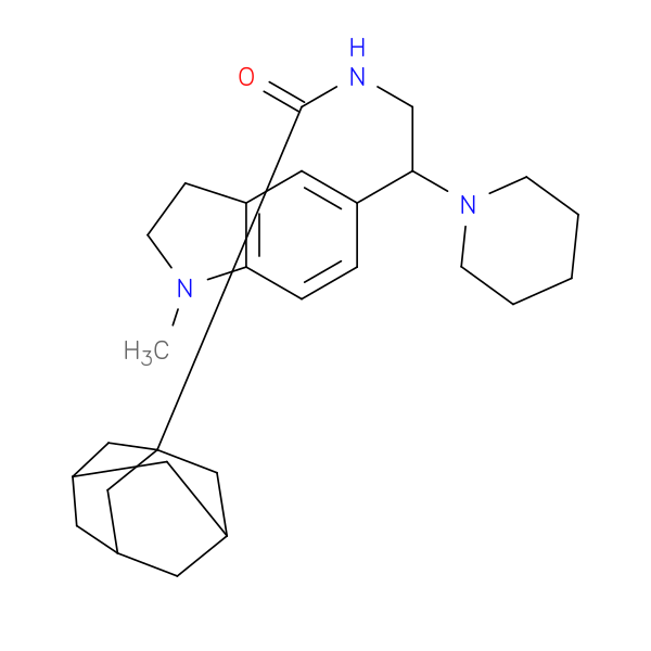 N-[2-(1-methyl-2,3-dihydro-1H-indol-5-yl)-2-(piperidin-1-yl)ethyl]adamantane-1-carboxamide
