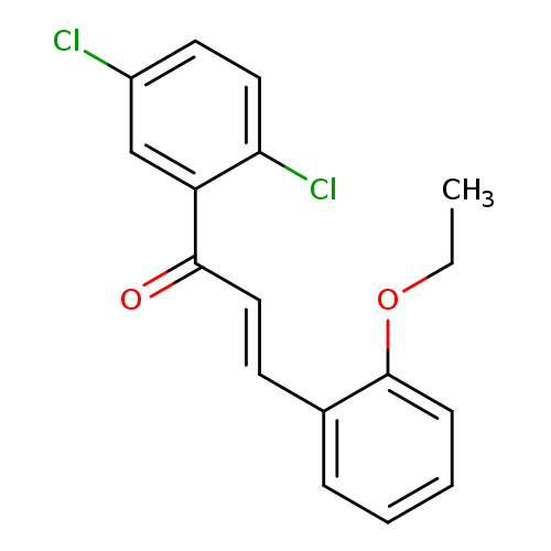 (2E)-1-(2,5-dichlorophenyl)-3-(2-ethoxyphenyl)prop-2-en-1-one