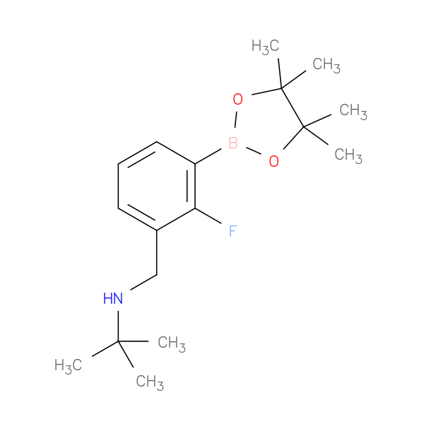 3-(t-Butylaminomethyl)-2-fluorophenylboronic acid, pinacol ester