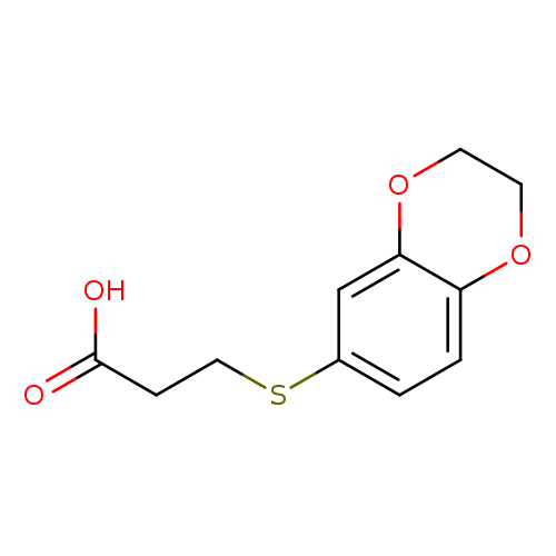3-((2,3-Dihydrobenzo[b][1,4]dioxin-6-yl)thio)propanoic acid