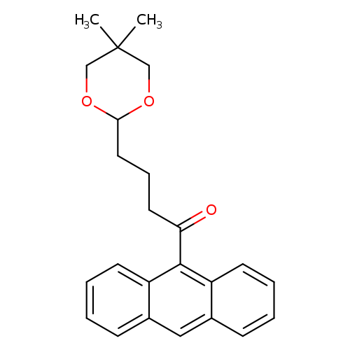 9-[4-(5,5-Dimethyl-1,3-dioxan-2-yl)butyryl]anthracene