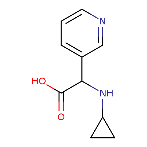2-(CYCLOPROPYLAMINO)-2-(PYRIDIN-3-YL)ACETIC ACID