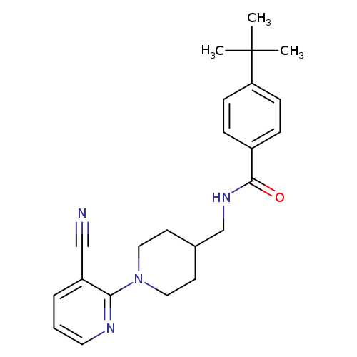 4-tert-butyl-N-{[1-(3-cyanopyridin-2-yl)piperidin-4-yl]methyl}benzamide