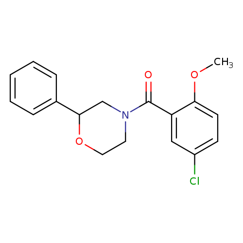 4-(5-chloro-2-methoxybenzoyl)-2-phenylmorpholine