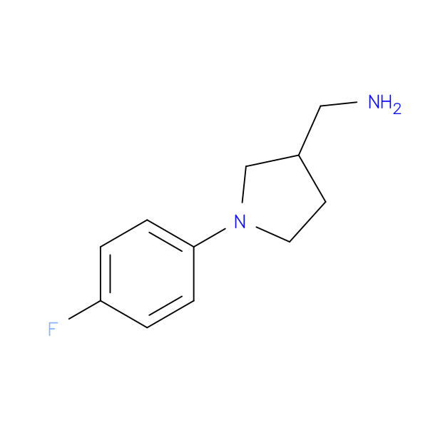 (1-(4-Fluorophenyl)pyrrolidin-3-yl)methanamine